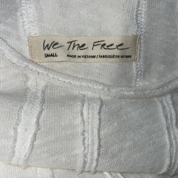 Free People Star Top Long Line Bubble Sleeve - Picture 6 of 6